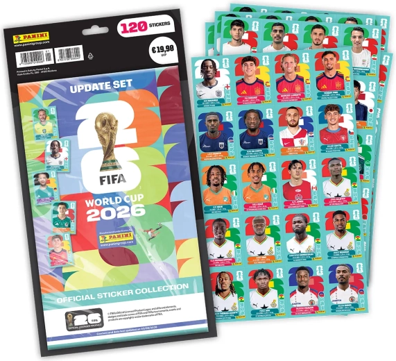 FIFA World Cup 2026 stickercollectie – updateset