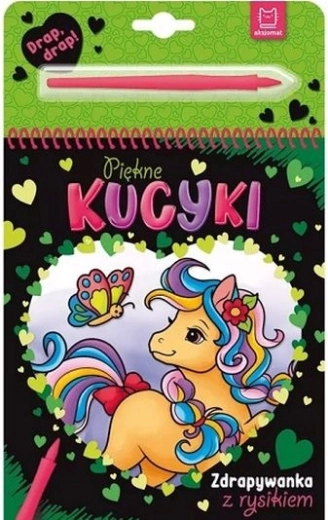 Prachtige pony’s – krasboek met kraspen