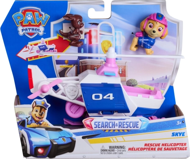 Paw Patrol reddingshelikopter van Skye met figuren