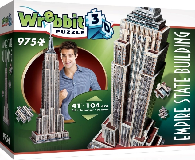 WREBBIT 3D-puzzel Empire State Building – 975 stukjes