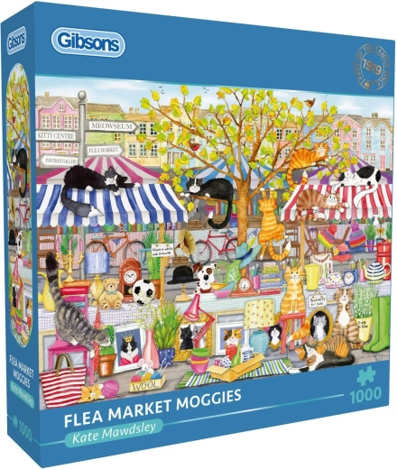 Gibsons puzzel kattenstraatmarkt 1000 stukjes
