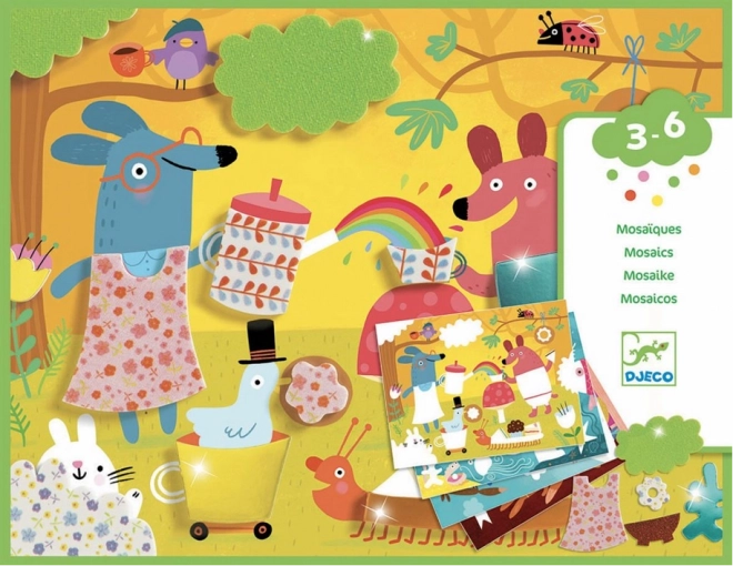 Mozaïek Picknick met Dieren van Djeco