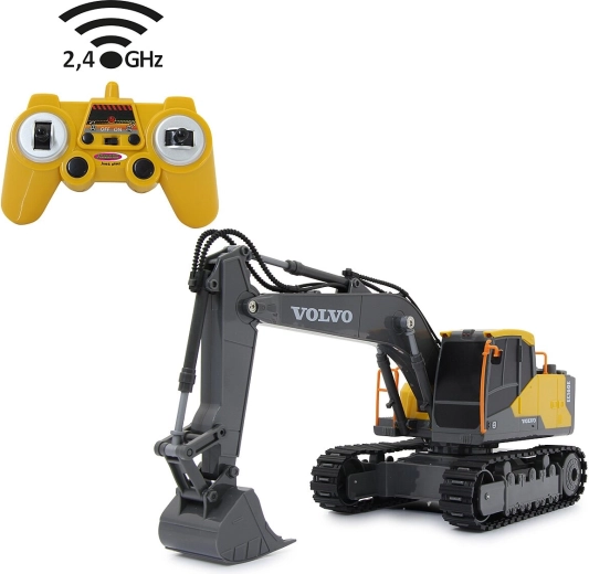 Op afstand bestuurbare Volvo EC160E-rupsgraafmachine op schaal 1:26