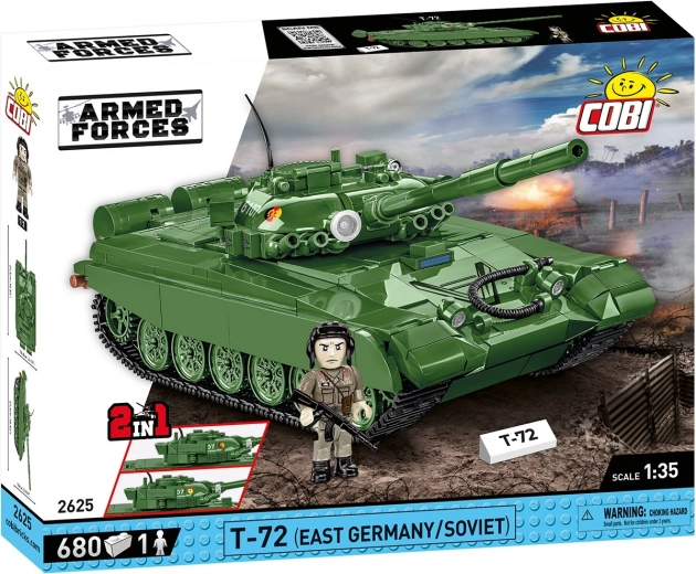 COBI bouwset T‑72 M1 – Oost-Duitsland / Sovjet-Unie (1:35)