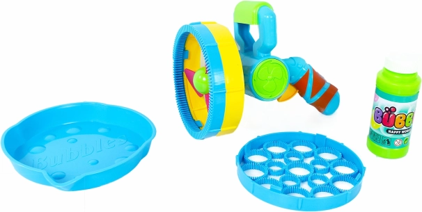 Groot bellenblaaspistool met bellenblaasvloeistof