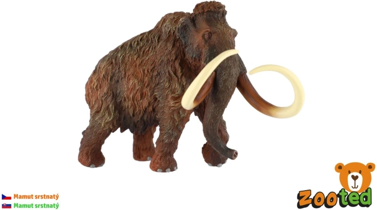 Wolharige mammoet – realistische plastic figuur 18 cm