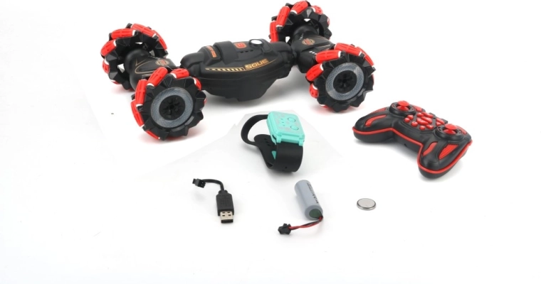 RC-stuntauto met afstandsbediening 4×4 met licht en geluid - 1 stuk