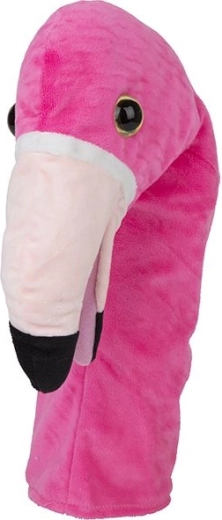 Pluchen handpop flamingo Nature Planet