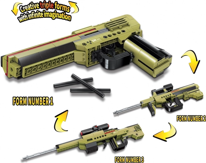 Qman Bouwset Wapen Dilemma 3in1