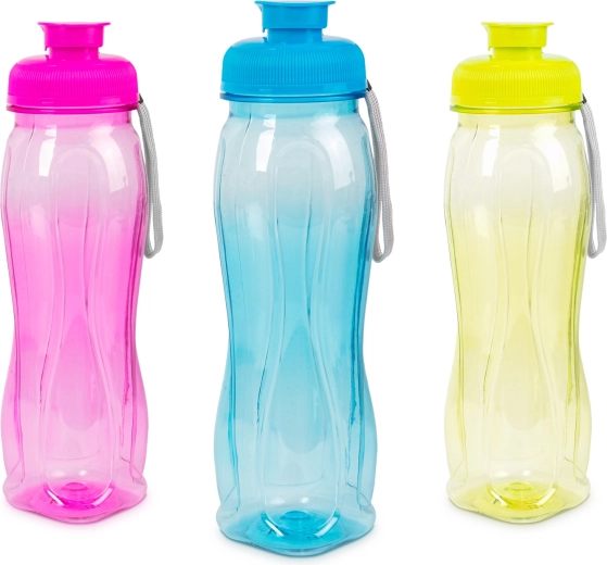 Doorzichtige sportfles 750 ml - 1 stuk