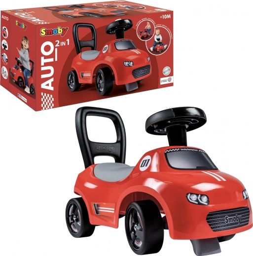 SMOBY rode loopauto met claxon