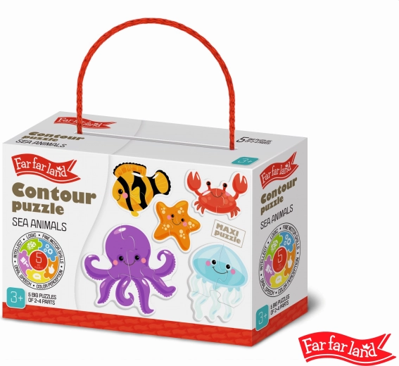 Contourpuzzel Zee 5 afbeeldingen