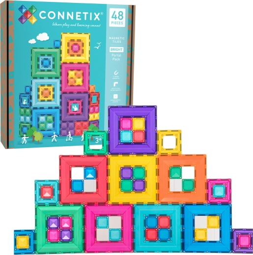 Connetix Bright Portal Pack magnetische bouwset 48 delen