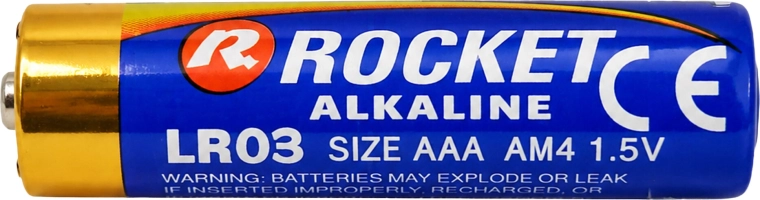 Alkaline batterijen Rocket AAA 1,5 V – verpakking 180 stuks (45×4)