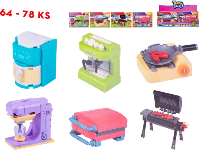 Accessoires voor het poppenhuis – set mini-accessoires in doosje (6 varianten)