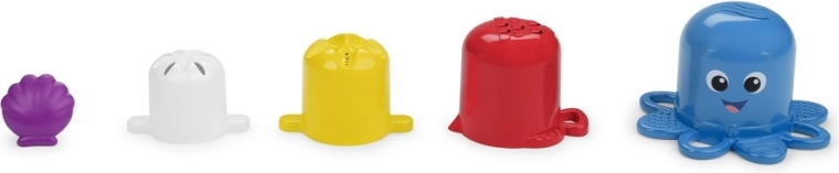 Baby Einstein Opus Stack & Stream – stapel- en waterbekers, set van 5 stuks