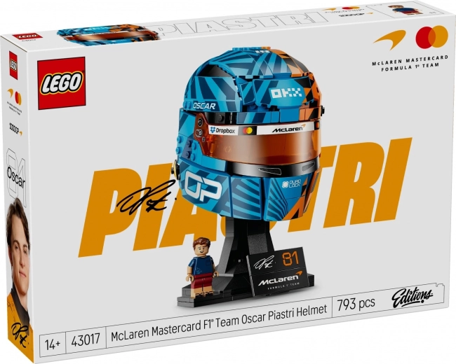 LEGO-helm van Oscar Piastri – McLaren Mastercard F1 Team