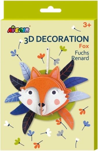 3D decoratie vos om op te hangen