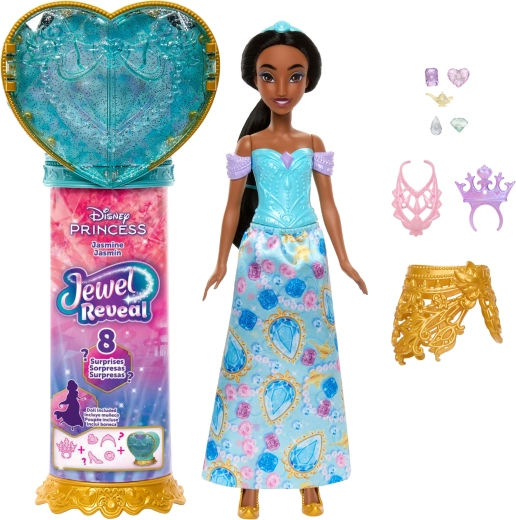 Mattel Disney Princess Jewel Reveal pop Jasmine met accessoires