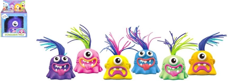 Figurine spookje met geluiden en gekleurde haartjes