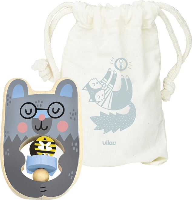 Vilac houten rammelaar beertje