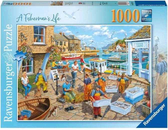 Ravensburger puzzel Het leven van een visser 1000 stukjes
