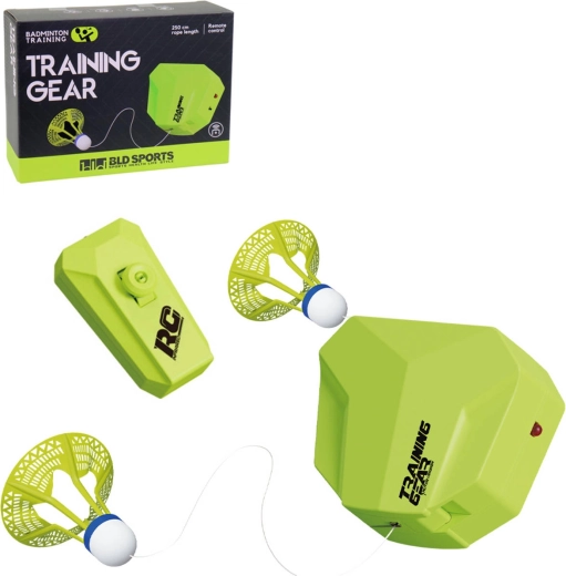 RC hangende badmintontrainer met 2 shuttles