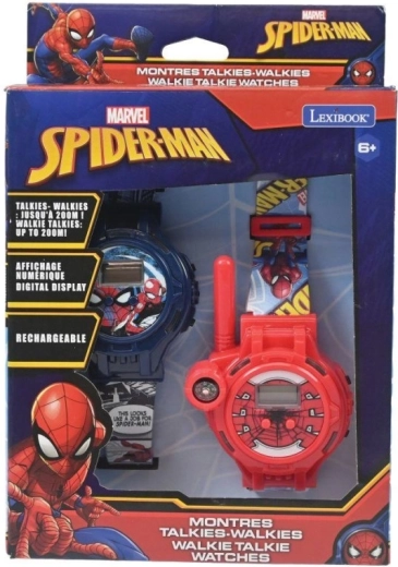 Kinderhorloges met walkietalkie MARVEL SPIDER-MAN van Lexibook, bereik 200 m