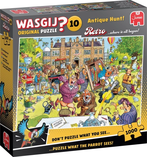 Jumbo Wasgij Retro Original 10: Antiekjacht! puzzel 1000 stukjes