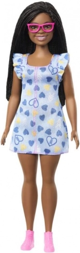 BARBIE model – pop in jurk met hartjes