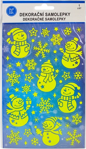 Sneeuwpop-stickers – winterse creatieve set voor kinderen