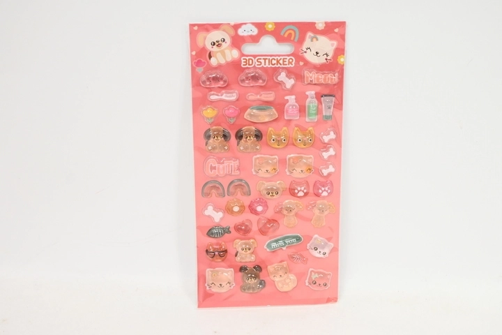 STNUX 3D puffy stickers puffy puppies