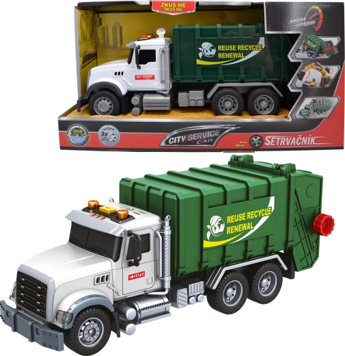 Stedelijke vuilniswagen 1:14 met licht en geluid