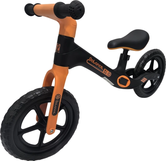 Loopfiets Balance Bike kinder loopfiets zwart-oranje