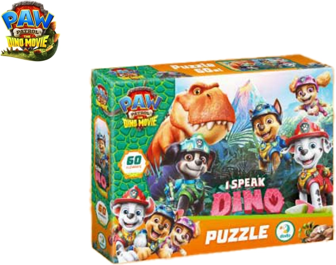 Puzzel Paw Patrol: The Dino Movie 60 stukjes