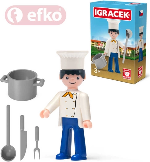 EFKO Igráček kok met accessoires in doosje