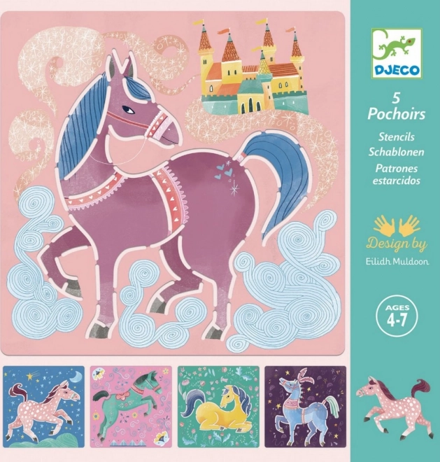 DJECO Sjablonen – Paarden