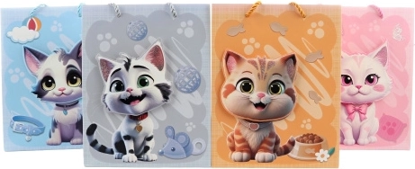 Cadeautas Vrolijk Katje