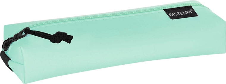 Etui van PU, breed, met elastische band PASTELINI groen