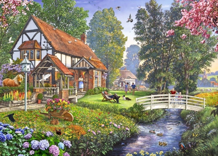 Puzzel Rustige zondag 500 stukjes BLUEBIRD