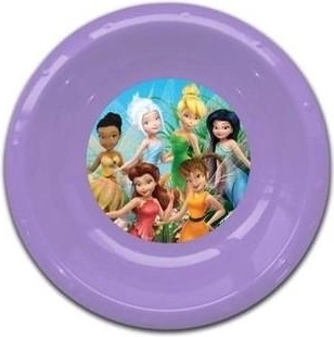 Plastic diep bord Fee Tinkerbell 20 cm