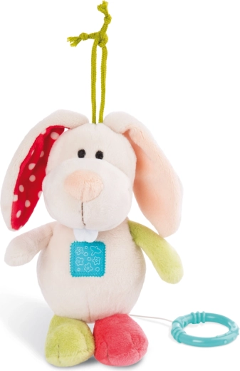 NICI pluchen konijntje Tilli om op te hangen met muziekdoosje