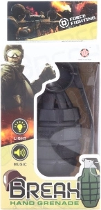 Kunststof batterijgranaat met geluid