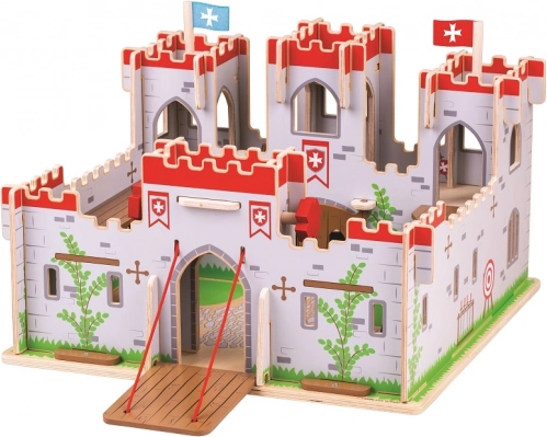 Houten kasteel van koning George BIGJIGS TOYS