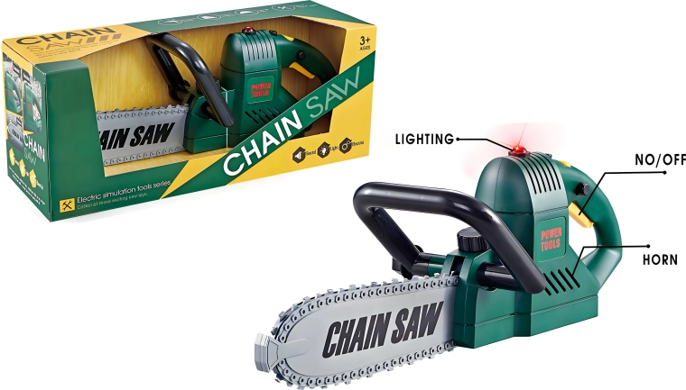 Kinderaccukettingzaag met licht en geluid