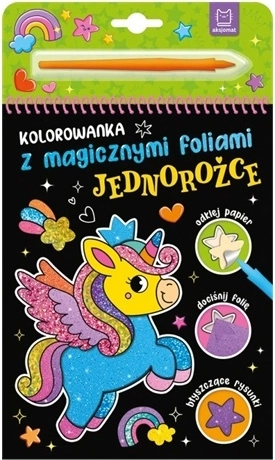 Kleurboek met magische folies Eenhoorns