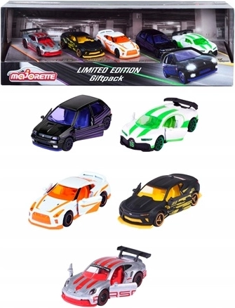 Majorette Limited Edition 10 geschenkset met 5 autootjes - 5 stuks