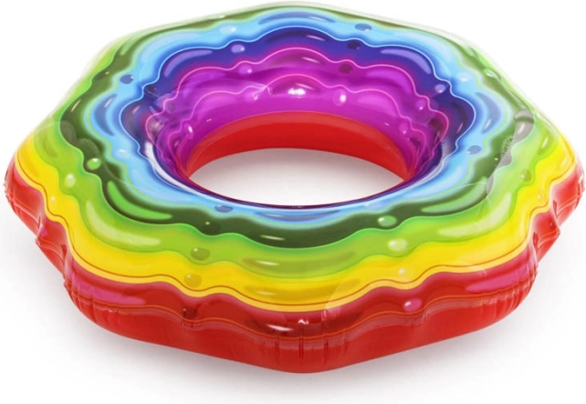 Bestway Opblaasbare ring regenboog gelei 115 cm
