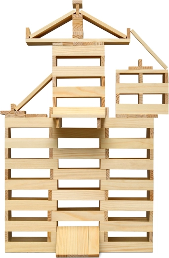 Micki houten bouwplankjes 200 stuks