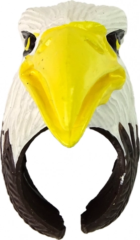 Kinder ring met adelaarskop – educatief speelgoed